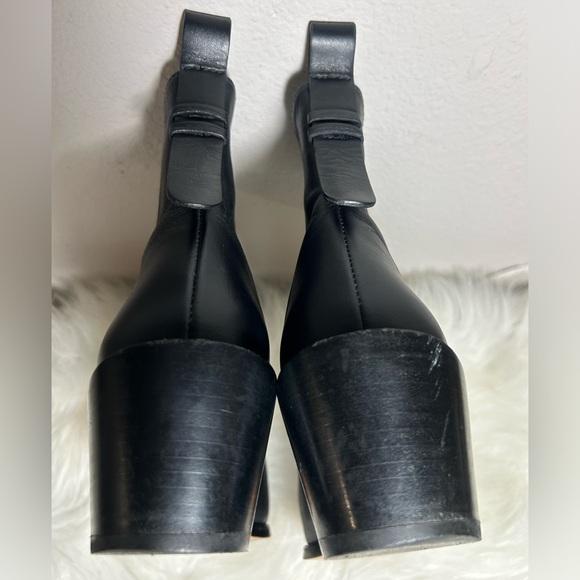 FRAME BLACK LEXINGTON CHELSEA LEATHER BOOT Size US6 1/2 - EU36 1/2 - Picture 8 of 12